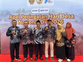 Pemerintah Kalurahan Wunung Ikuti Apel Peringatan Hari Desa Nasional 2026 di Tebing Breksi